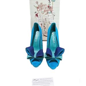 Jeffrey Campbell Aqua Blue Stilleto pumps 9.5